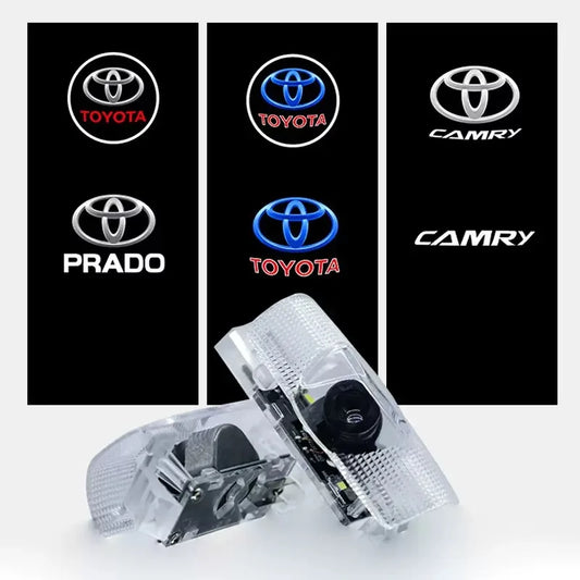 2pcs LED Car door welcome light logo light