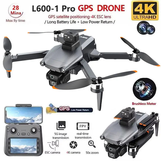 L600-1 Pro MAX GPS Drone 4K Professional HD