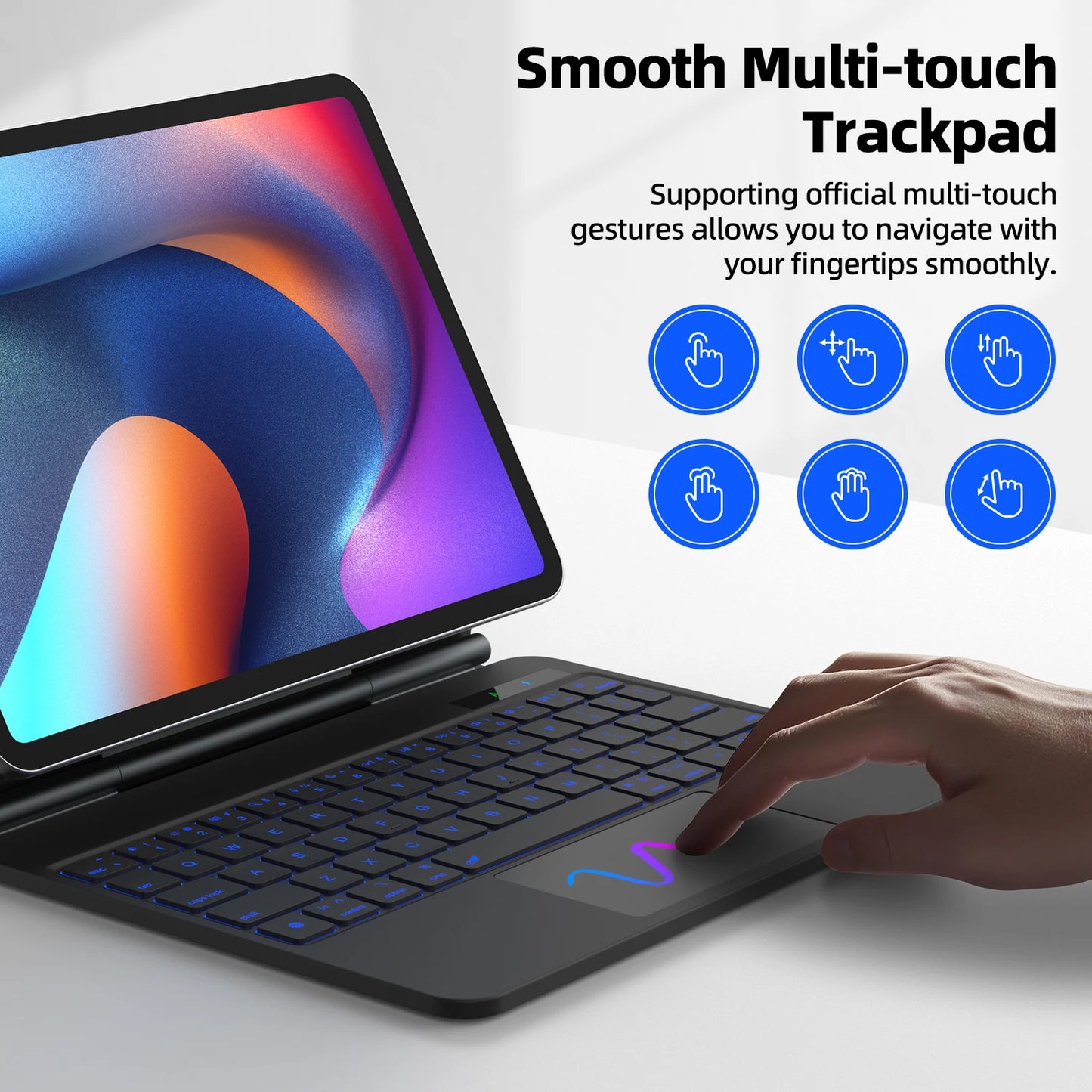 GOOJODOQ Magic Keyboard Case for iPad Pro 11